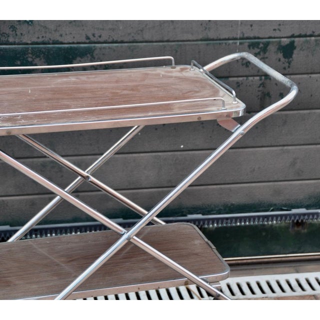 Folding Drinks Cart, 1970s For Sale - Image 10 of 14