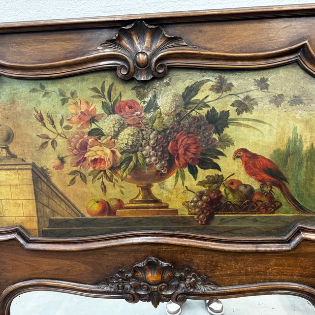 Large Antique Fireplace Mirror For Sale - Image 5 of 11