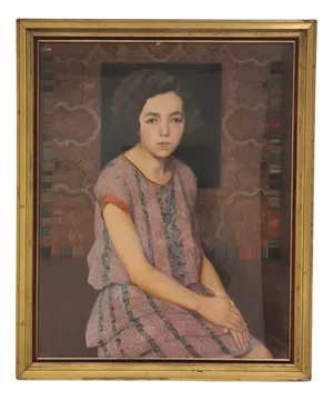 Gai Ernesto, Portrait of a Girl, Oil on Canvas