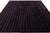 Textile Contemporary Tibetan Hand-Knotted Wool and Silk Rug With Deep Plum Stripes For Sale - Image 7 of 10