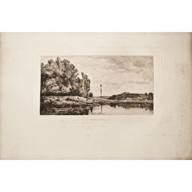 Signed and titled on plate. Etching and aquatint print. Good condition. This piece is attributed to the mentioned...