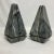 Offering a stunning pair of Italian Marble Pyramid Obelisks. The marble is tones of gray and ivory with various shades of...