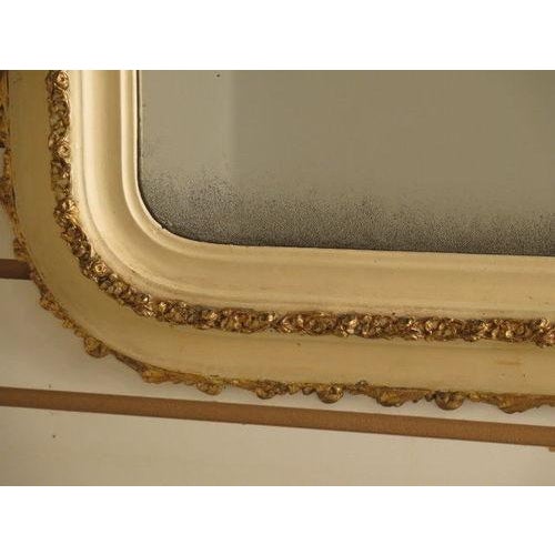 Victorian Antique Victorian Paint Decorated Mirror For Sale - Image 3 of 8