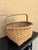 Late 19th Century Antique Late 19th Century American Splint Oak Gathering Basket For Sale - Image 5 of 10