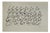 Sabine Ebel, Script Forms, Ciphers, 1960s, Ink on Cardboard For Sale