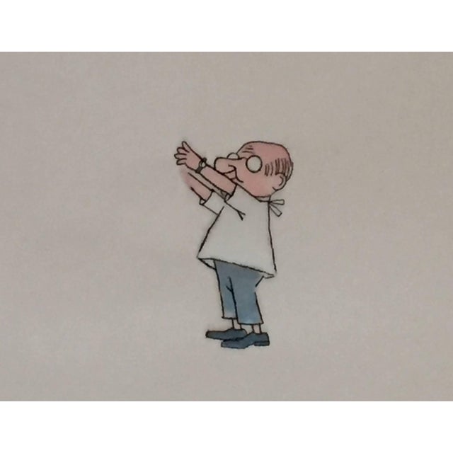 An original animation cel drawing from the CBS-TV broadcast of Sendak's "REALLY ROSIE" - (this was the first time "Rosie"...