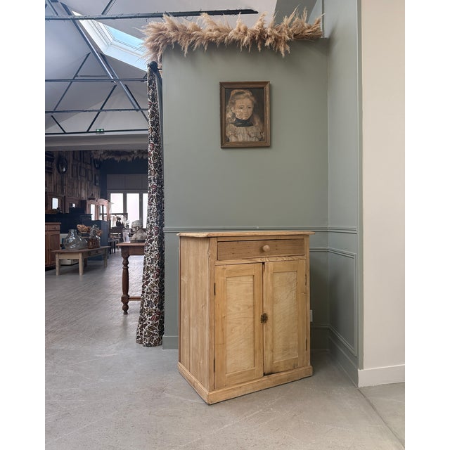Parisian Pine Sideboard, 1940s For Sale - Image 10 of 16
