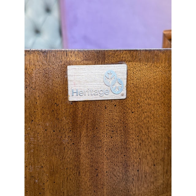 Vintage Dynasty Collection by Drexel Heritage Walnut Sideboard For Sale - Image 9 of 17