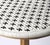 Tenor 23.5 in. W Round Rattan Bistro Table, Black For Sale In Chicago - Image 6 of 7
