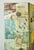 Vintage Decoupage Wood Room Divider Screen For Sale - Image 4 of 8