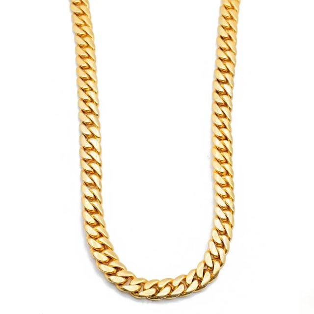 Modern 925 Sterling Silver Gold Plated Link Chain For Sale - Image 3 of 7