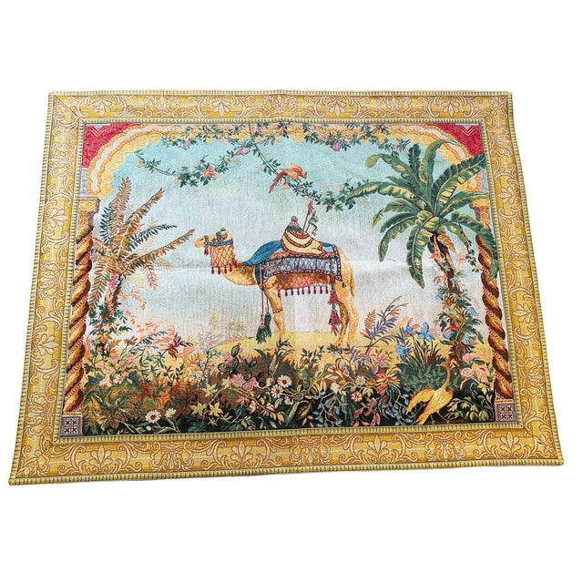 Jean-Baptiste Huet the Camel French Wall Tapestry 35 X 45 Inches For Sale - Image 6 of 15