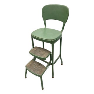 Vintage Stylaire Green Folding Chair – Mid-Century Modern For Sale