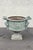 Green Antique Pair of Lead Alloy Outdoor Garden Urns For Sale - Image 8 of 12