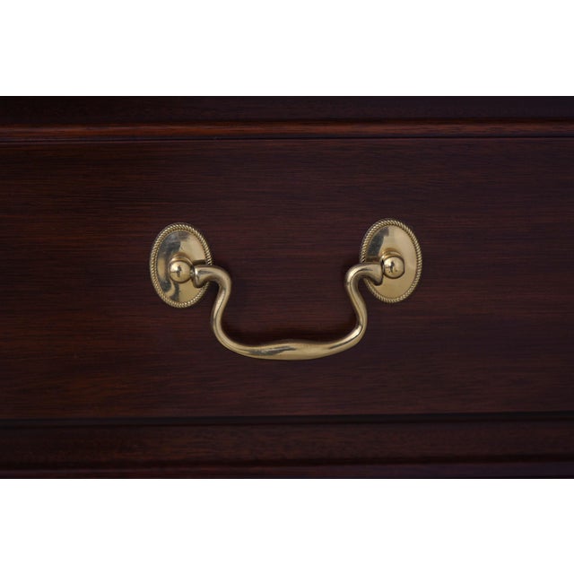 Henkel Harris Model 6003 Mahogany John Hancock Secretary Desk For Sale - Image 12 of 17