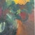 Vintage Floral Still Life Painting Oil on Canvas - Signed For Sale - Image 11 of 11