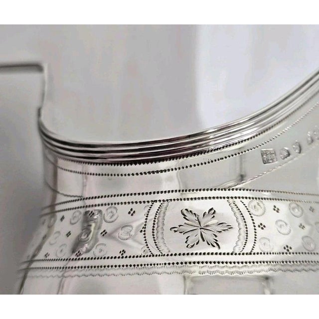 Antique George III Sterling Silver Cream Jug from Godbehere, Wigan & Boult, 1801 For Sale - Image 12 of 18