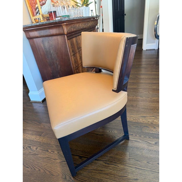 Pair Custom Klismos Lounge Chairs [2sets Available] For Sale In Greensboro - Image 6 of 8