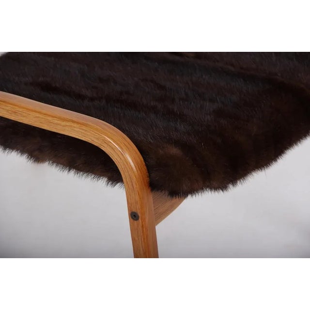 Yngve Ekström Set of Lamino Chair and Stool by Yngve Ekström for Swedese For Sale - Image 4 of 10