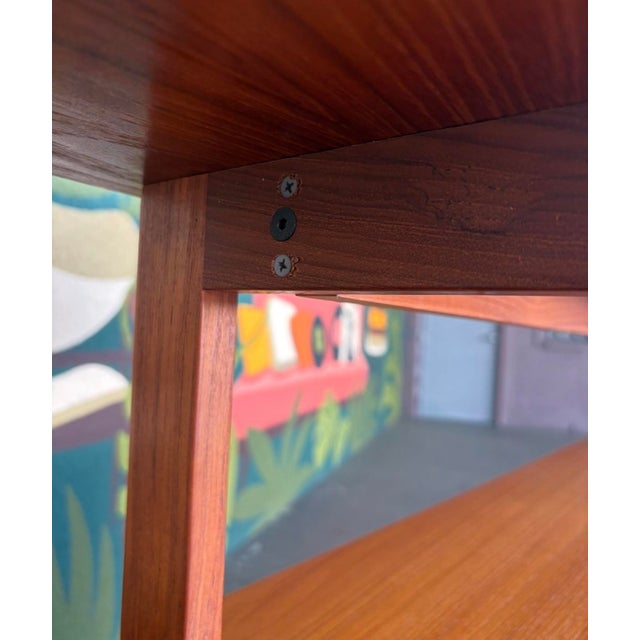 Bernhard Pedersen & Son Mid Century Danish Modern Teak Hutch For Sale - Image 4 of 18