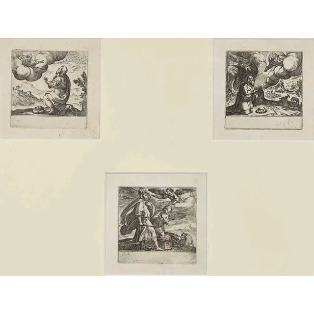 Antonio Tempesta, Stories from Genesis, 17th Century, Etching For Sale - Image 3 of 3
