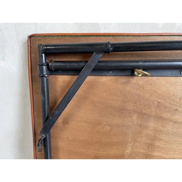 French Game Table by Jacques Adnet, 1950 For Sale - Image 9 of 14