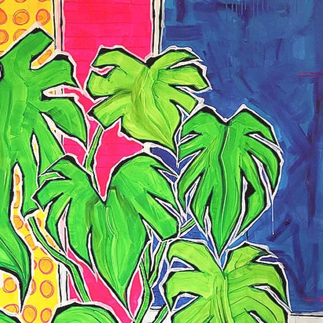 Abstract "Secret Lanes to the Bay" Original Artwork by Jonjo Elliott For Sale - Image 3 of 6