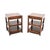 Vintage Military Campaign Style Side Tables, 1930, Set of 2 For Sale - Image 11 of 11