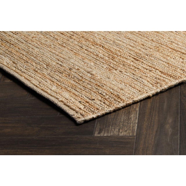 Contemporary Soumak Jute Natural Rug - 2 X 3 For Sale - Image 3 of 3