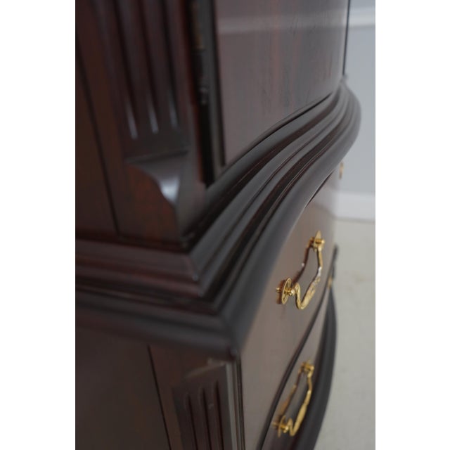 Thomasville 2 Door Mahogany Bedroom Armoire Chest For Sale - Image 15 of 18