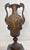 19th Century Antique Ornate Bronze Patinated Marble Victorian Ewer Mantle Garniture Vase For Sale - Image 5 of 15