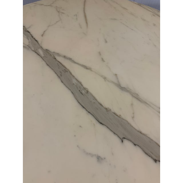 Round Marble Dining Table with Tulip Foot, 1960s For Sale - Image 11 of 12