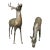 Mid Century Bronze Deer/Pair For Sale