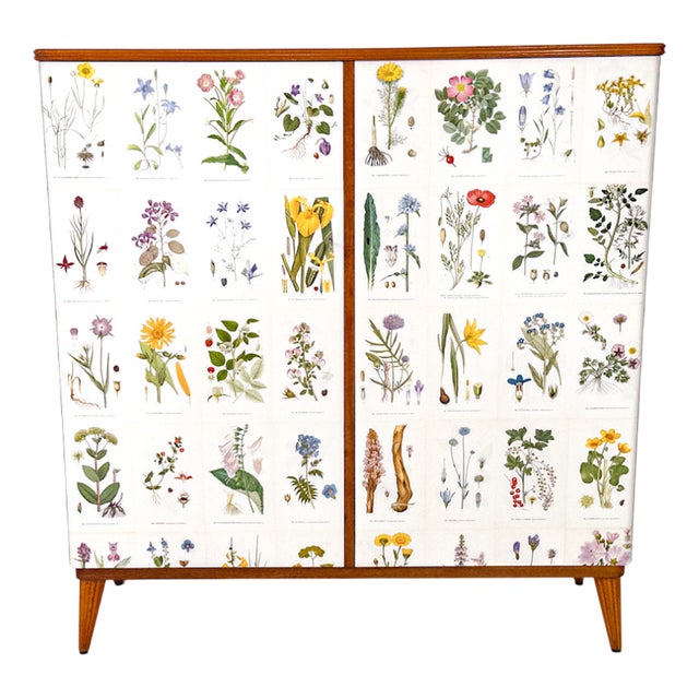 Vintage Swedish Flora Cabinet, 1950s For Sale