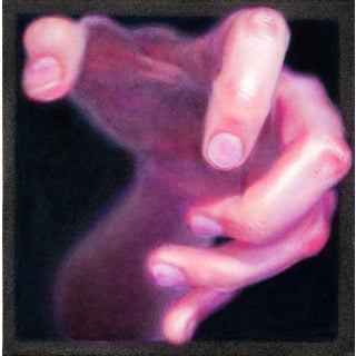 Hand 1 by Matthew Alfonso Durante | Acrylic on Panel Depiction of a stylized human hand. For Sale