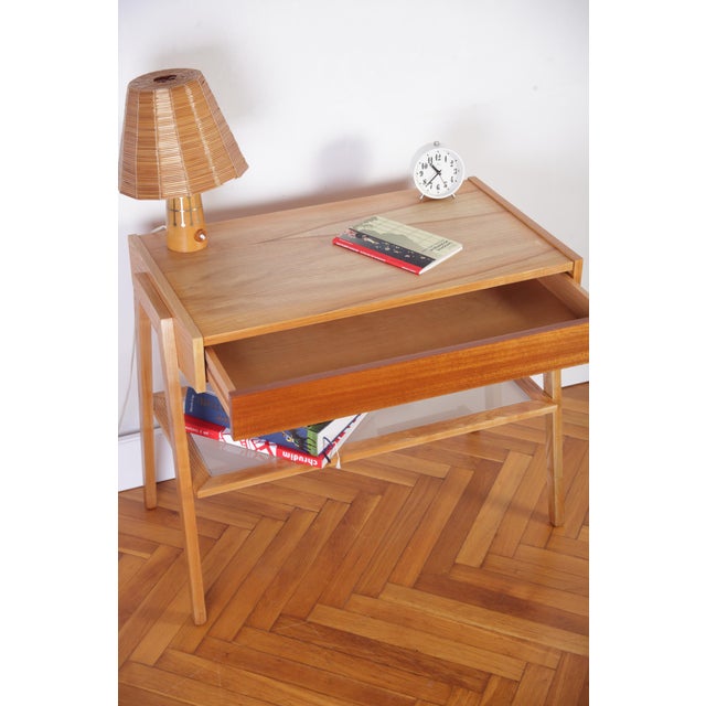 Mid-Century Modern Nightstand from Drevotex Zamberk, Czechoslovakia, 1978 For Sale - Image 4 of 18