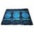 Large Danish Abstract Blue Wool Rya Rug in Ege Style, 1960s For Sale - Image 9 of 9