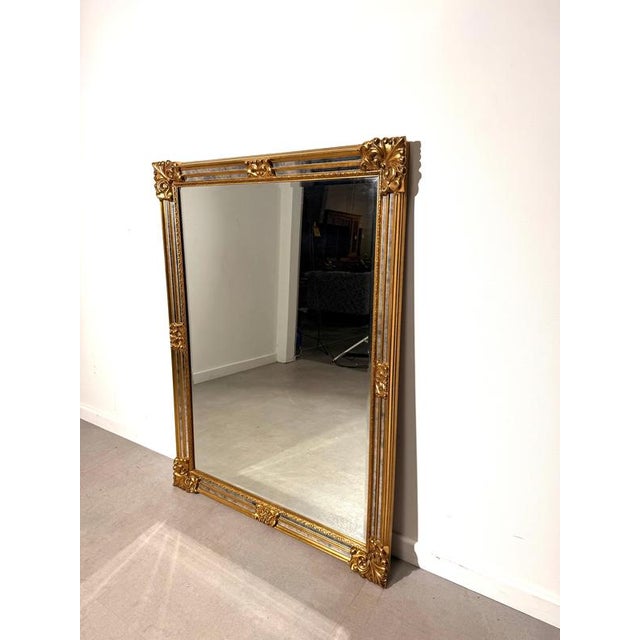Gilt and Mirrored Wall Mirror from Deknudt For Sale - Image 6 of 6