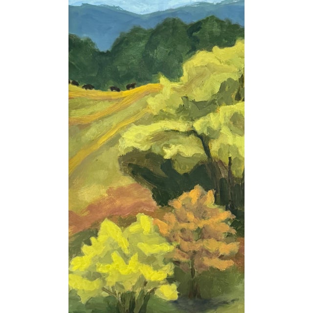 This landscape oil painting was painted onsite, "en plein air" in Bath County, Virginia, at Fort Lewis Farm. The subject...