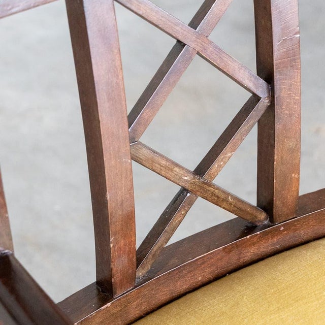 1940s French Wood Armchair For Sale - Image 11 of 11