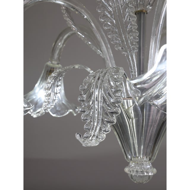 1960s Large Art Decò Midcentury Italian Murano Glass Pendant For Sale - Image 11 of 13