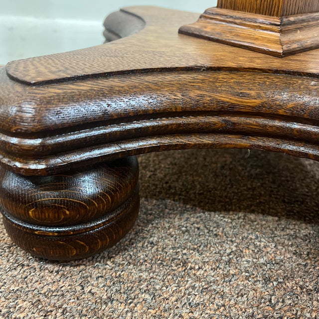Antique Mission Oak 1800's Coat Rack Coat Tree For Sale - Image 9 of 11