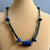 Lapis Lazuli Serpentine Tribal Gemstone Beaded Necklace Mid 20th Century For Sale - Image 10 of 10