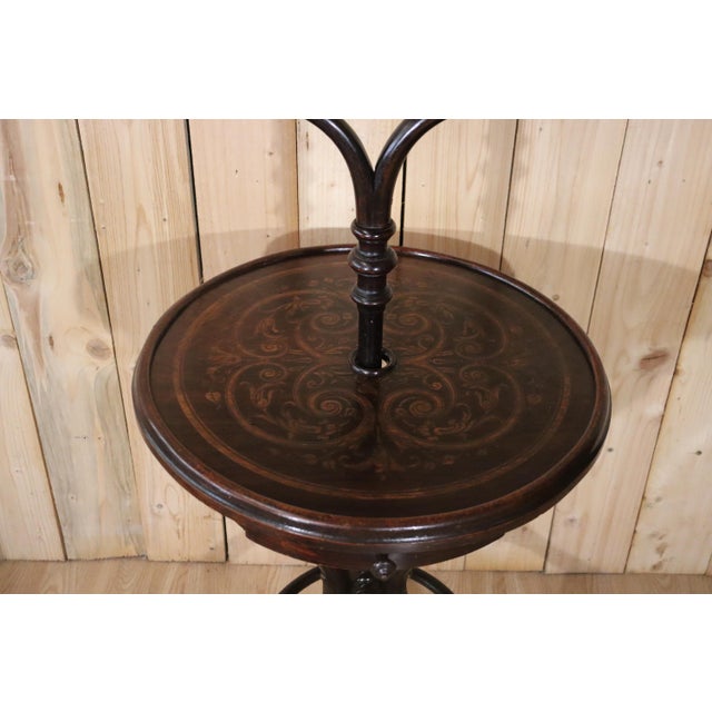 Brown Antique Vanity Mirror from Jacob & Josef Kohn, 1904 For Sale - Image 8 of 17