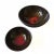 Vintage Ceramic Bowls with Red/Orange Glaze from Lehmann Denma, 1960s, Set of 2 For Sale - Image 4 of 6