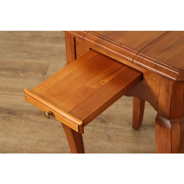 Ethan Allen Ethan Allen Country French Style Side Table For Sale - Image 4 of 12
