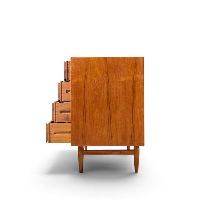 Mid 20th Century Arne Vodder for Sibast Triennale Mid Century Danish Teak 8 Drawer Dresser For Sale - Image 5 of 9