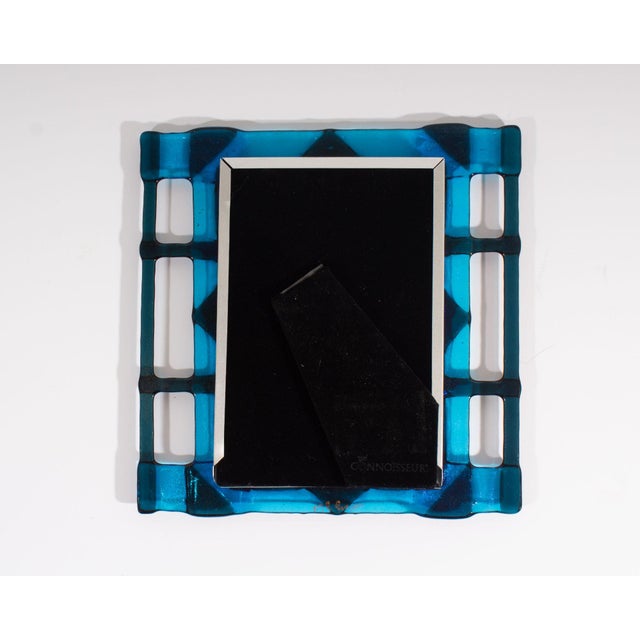 Fused Glass Picture Frame by Christine McEwan Jim Freeburn for Verre Visage Studio For Sale In Indianapolis - Image 6 of 6