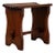 1940s English Oak Slatted Stool For Sale