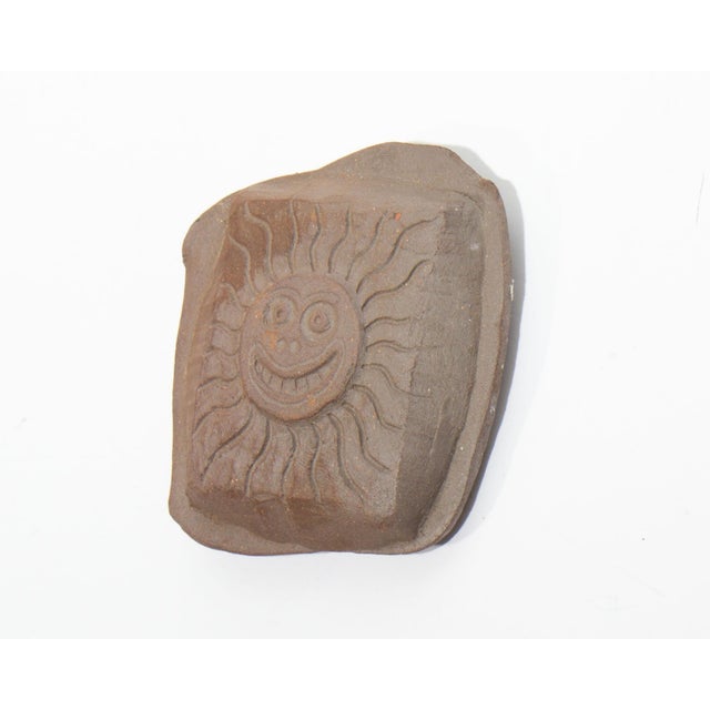 Mark Bulwinkle Studio Pottery Sun Tile For Sale In Indianapolis - Image 6 of 7